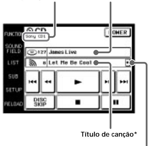 SONY RM-TP503 - Exemplo: Operação de um leitor de CDs - 1