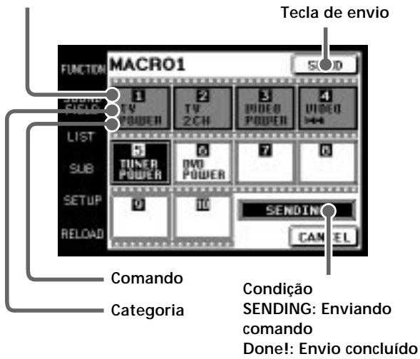 SONY RM-TP503 - Toque em FUNCTION. - 1