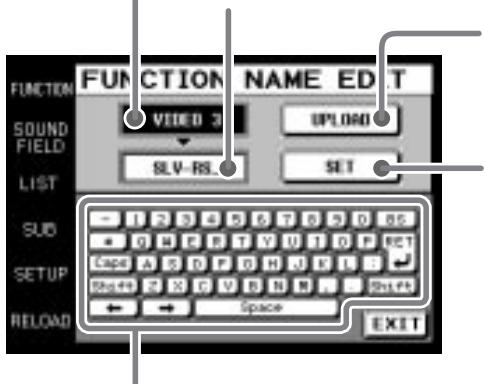 SONY RM-TP503 - Toque NAME EDIT. - 1
