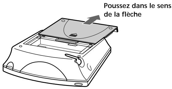 Poussez dans le sens de la flèche