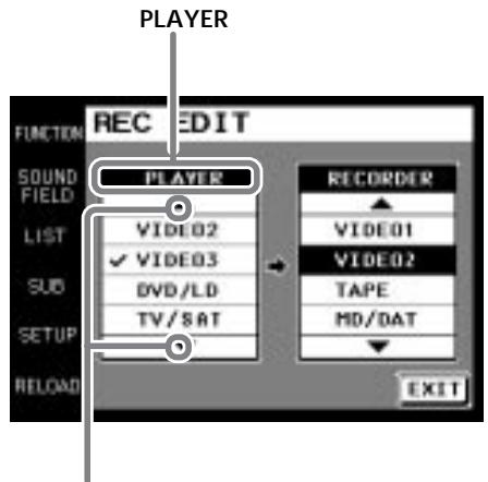 SONY RM-TP503 - Toque la tecla correspondiente al componente reproductor (CD en este ejemplo). - 1