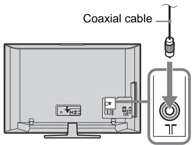 SONY RM ED011 - 3: Connecting an aerial/VCR/ DVD recorder - 1