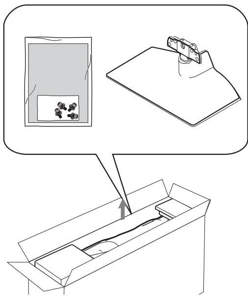 SONY RM ED011 - 2: Attaching the stand - 1