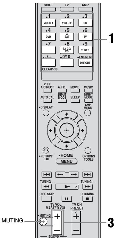 SONY RM-AAP022 - Selecting a component - 1