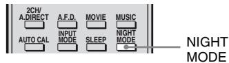 SONY RM-AAP022 - Enjoying the surround effect at low volume levels (NIGHT MODE) - 1