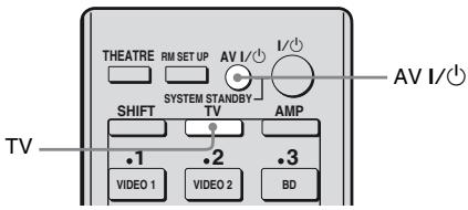SONY RM-AAP022 - Turning off the receiver with the TV (System Power Off) - 1
