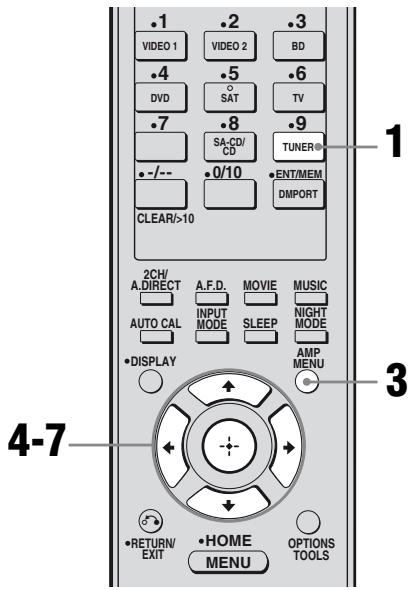 SONY RM-AAP022 - Naming preset stations - 1