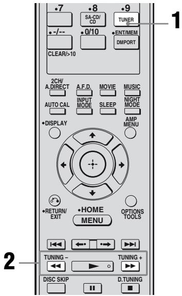SONY RM-AAP022 - Automatic tuning - 1