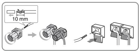 SONY RM-AAP022 - 2: Connecting the speakers - 2