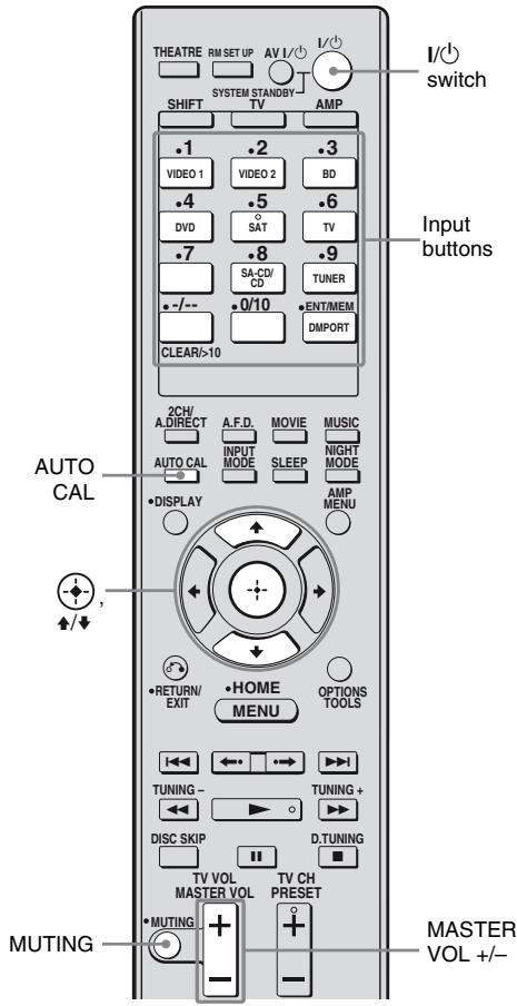 SONY RM-AAP022 - Performing Auto Calibration - 1