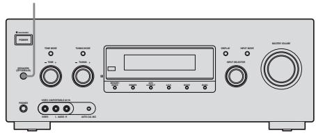 SONY RM-AAP022 - 7: Selecting the speaker system - 1