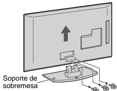 SONY RM-ED022 - Extracción del pedestal de sobremesa del televisor - 3