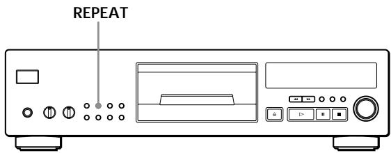 SONY CDP-720 - Wiederholtes Wiedergeben von Titeln - 1