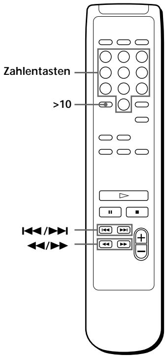 SONY CDP-720 - Ansteuern eines bestimmten Titels oder einer bestimmten Stelle in einem Titel - 2