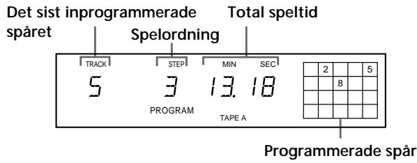 SONY CDP-720 - Skapa ett program på CD-spelaren - 2