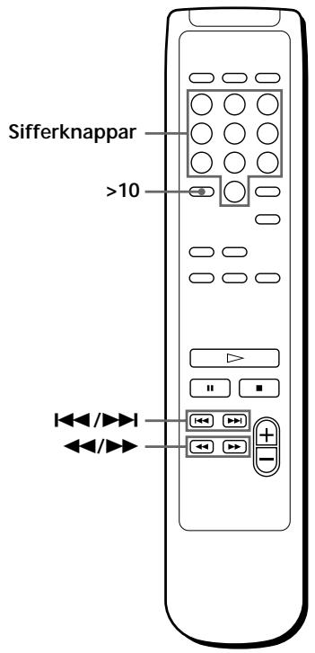 SONY CDP-720 - Hitta ett bestamt spår eller en bestamd punkti ett spår - 2