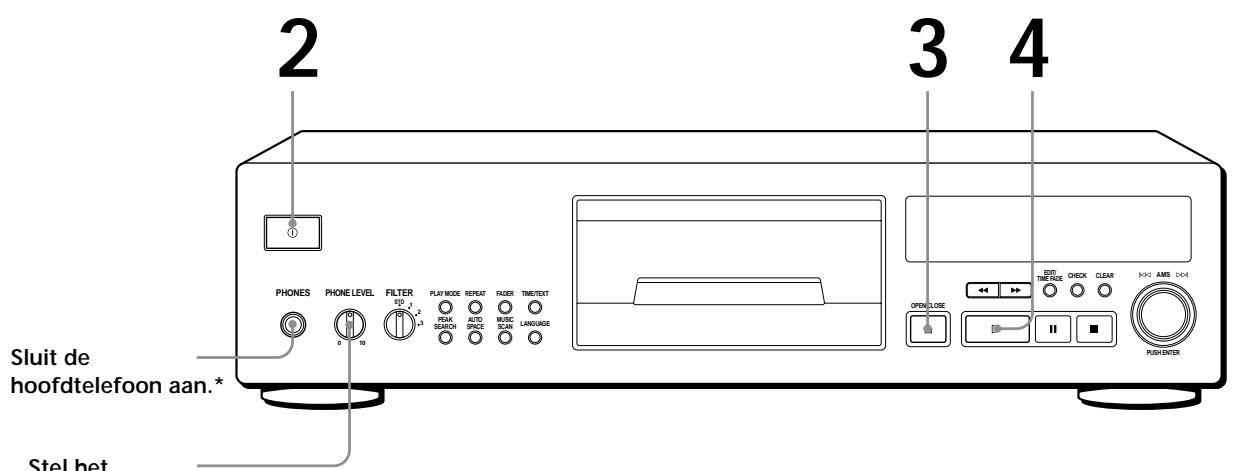 SONY CDP-720 - Een CD aufspelen - 1