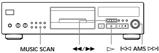 SONY CDP-720 - Localizar una faixa ou um punto especialico numa faixa - 1