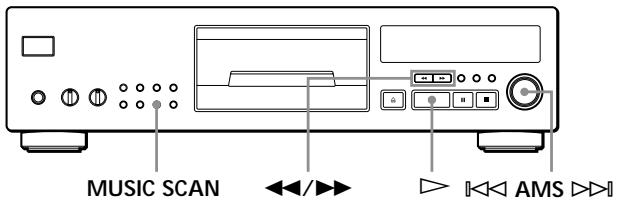 SONY CDP-720 - Hitta ett bestamt spår eller en bestamd punkti ett spår - 1