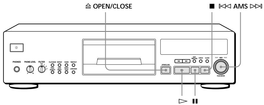 SONY CDP-720 - Afspelen stoppen - 1