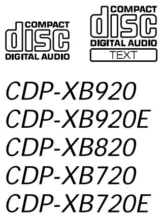SONY CDP-720 - Compact Disc Player - 1