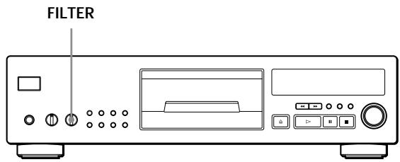 SONY CDP-720 - Personalizzazione del suono della musica (funzione del过滤 digitale) - 1
