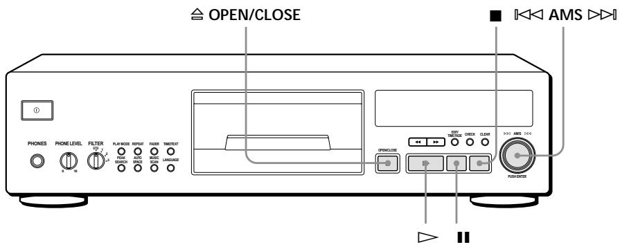 SONY CDP-720 - Avbryta uppselningen - 1