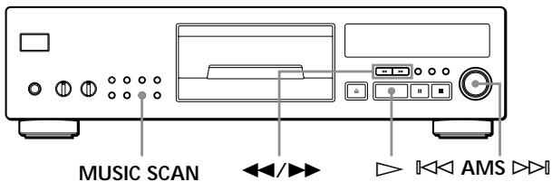 SONY CDP-720 - Ansteuern eines bestimmten Titels oder einer bestimmten Stelle in einem Titel - 1