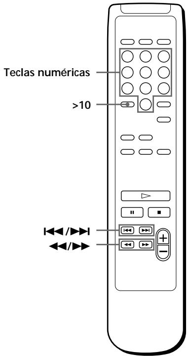 SONY CDP-720 - Localizar una faixa ou um punto especialico numa faixa - 2