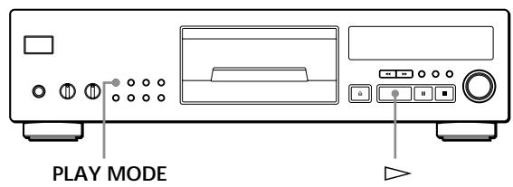 SONY CDP-XB930 - Playing in Random Order (Shuffle Play) - 1