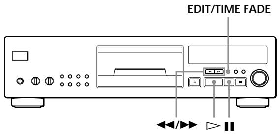SONY CDP-XB930 - Recording a CD by Specifying Tape Length (Time Edit/Just Edit) - 1