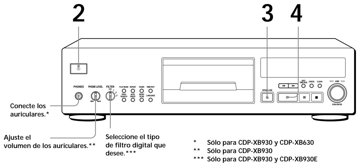 SONY CDP-XB930 - Reproducción de un CD - 1
