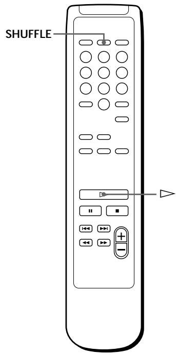 SONY CDP-XB930 - Playing in Random Order (Shuffle Play) - 2