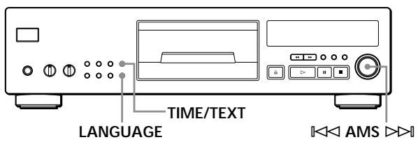 SONY CDP-XB930 - Using the Display - 1