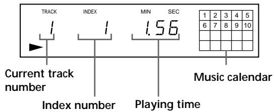 SONY CDP-XB930E - Display information while playing a disc - 1