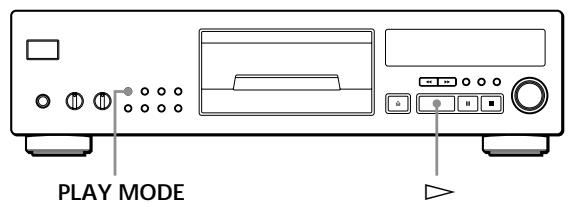 SONY CDP-XB930E - Playing in Random Order (Shuffle Play) - 1