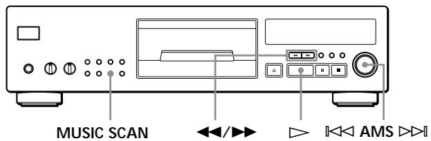 SONY CDP-XB930E - Localisation d'un passage spécifique ou d'un endroit particulier sur une plage - 1
