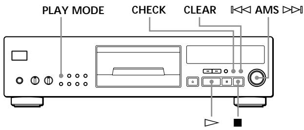 SONY CDP-XB930E - Creation de programmes musicaux personalisés (lecture programmée) - 1