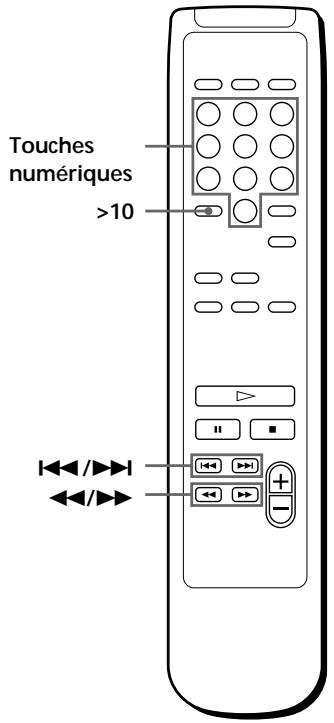 SONY CDP-XB930E - Localisation d'un passage spécifique ou d'un endroit particulier sur une plage - 2