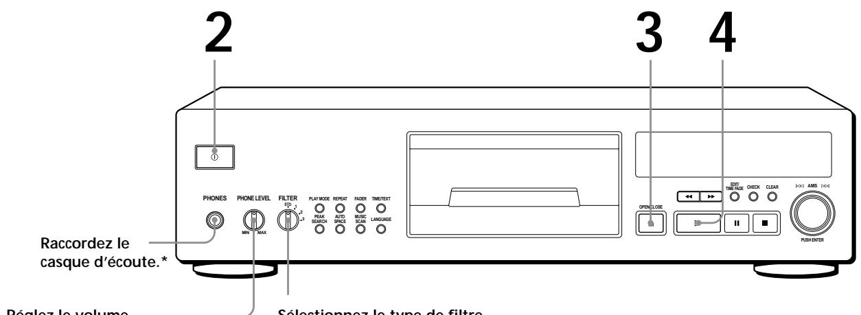 SONY CDP-XB930E - Lecture d'un disque compact - 1