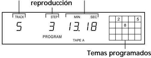 SONY CDP-XE320 - Creación de un programa con el reproductor - 2