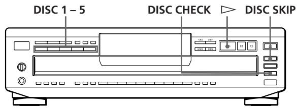SONY CDP-C661 - Localisation d'un disque déterminé - 1