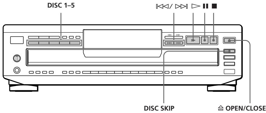 SONY CDP-C661 - Para detener la reproduccion - 1