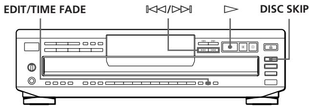SONY CDP-C661 - Grabación de un CD   específico la longitudinal de   cinta (Edisión sincronizada) - 1
