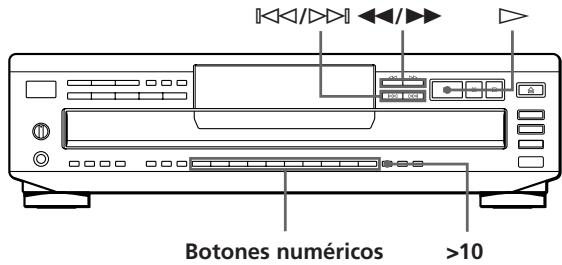 SONY CDP-C661 - Localización de un temaspecifico o de un punto determinado de un tema - 1
