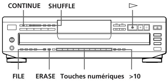 SONY CDP-C661 - Mémorisation de plages déterminées (suppression de bloc) - 1