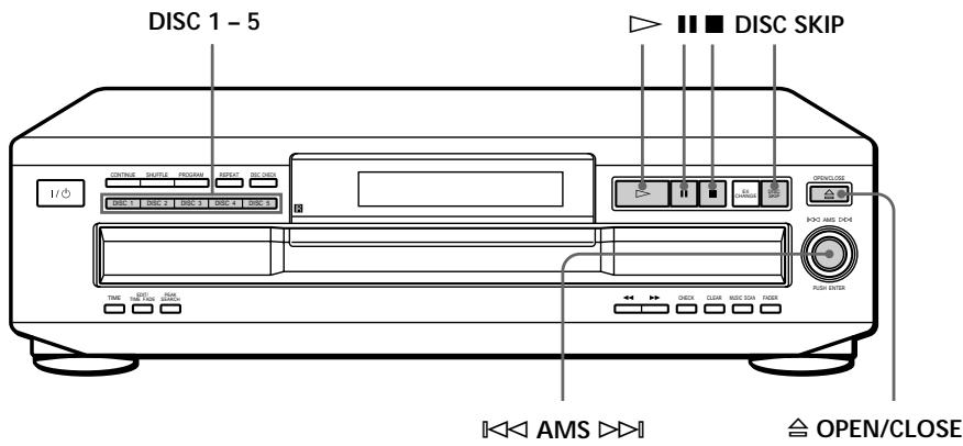 SONY CDP-CE235 - To stop playback - 1