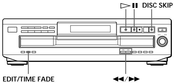 SONY CDP-CE235 - Enregistrement d'un CD en spécifient la longueur de bande (montage programme) - 1