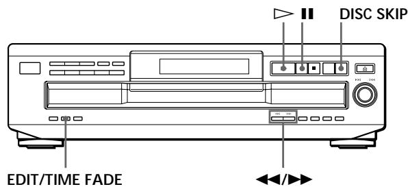 SONY CDP-CE235 - Grabación de un CD específico la longitud de cinta (Edisión sincronizada) - 1