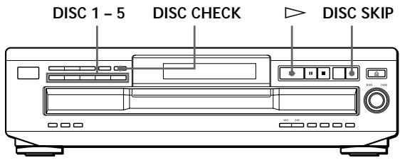 SONY CDP-CE235 - Localización de un disco determinado - 1